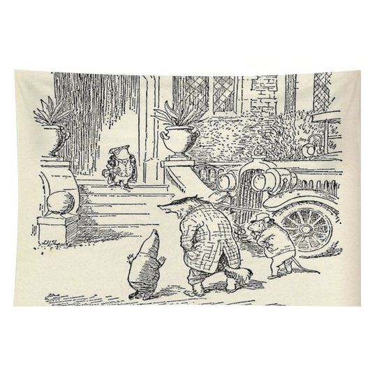 Arriving at Toad Hall Tapestry