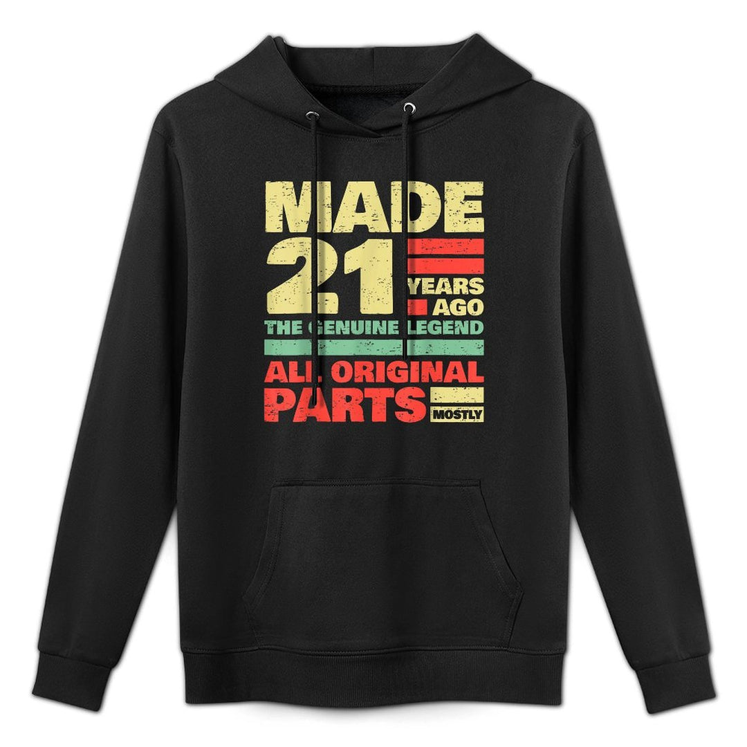 21 Years Old - 21st Birthday Shape Retention Hoodie