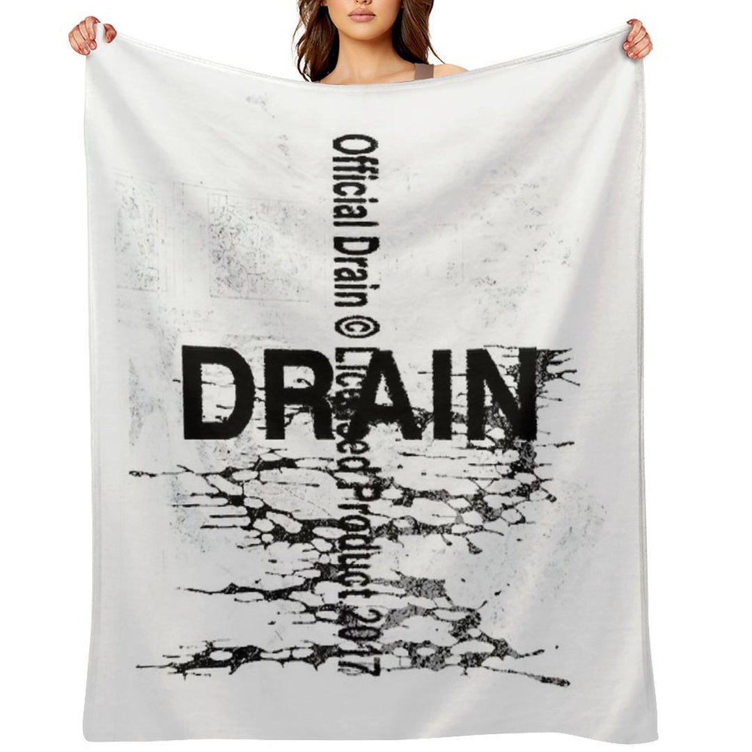 Drain Gang Logo Merch Lightweight Throw Blanket