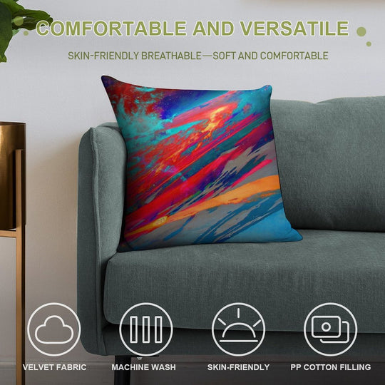 Nebula Soft Luxury Feel Throw Pillow