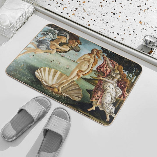Birth of Venus - Botticelli  Fade-Resistant Bath Mat