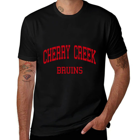 Cherry Creek High School HS Greenwood Village CO Retro Sport  Trendy Pattern T-Shirt