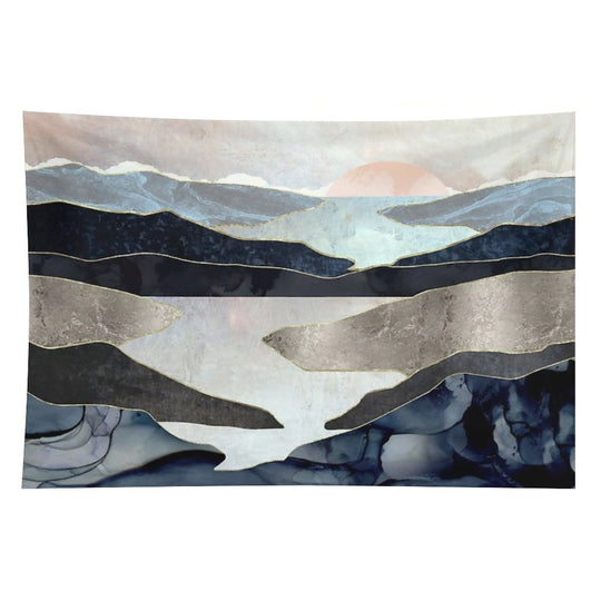 Blue Mountain Lake Tapestry
