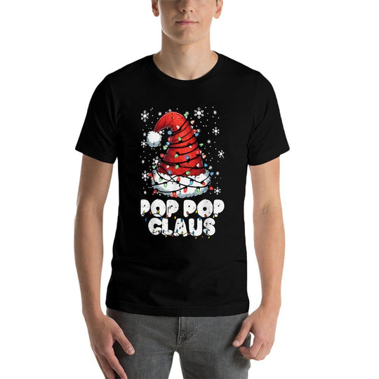 Christmas Grandpa Pop Pop Clause Xmas Papa Family Match Men  Soft T-Shirt