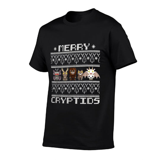 Merry Cryptids - Ugly Christmas Bigfoot, Mothman, Wendigo  Versatile T-Shirt