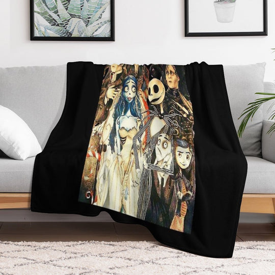 Tim Movie Horror Characters Film Durable Throw Blanket