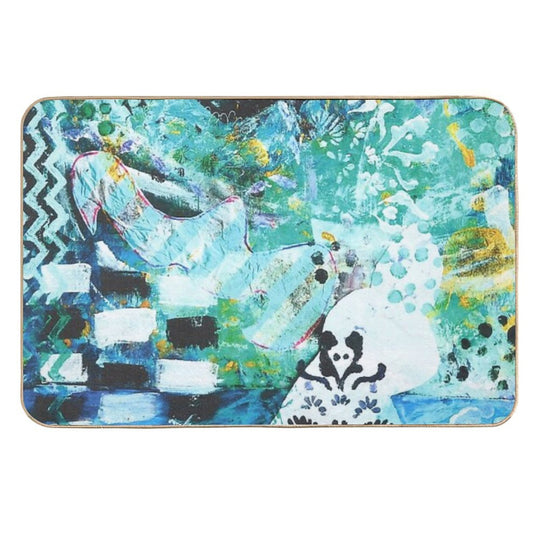 Chess Pieces. Black And White  Fade-Resistant Bath Mat