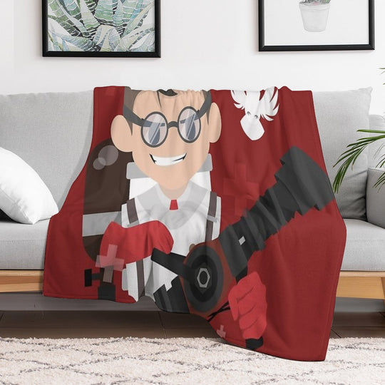Team Fortress 2  The Medic Gift-ready Throw Blanket