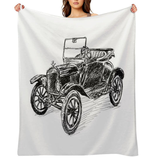 Ford Model T Image Eco-conscious Throw Blanket