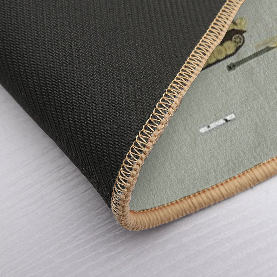 Im A Cat Person (7 German Cats)  Rapid-Drying Bath Mat