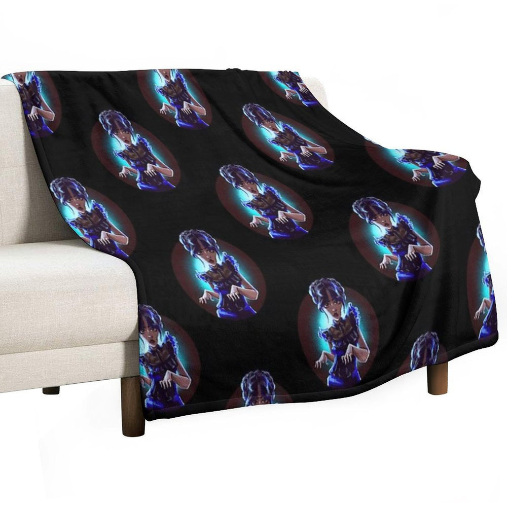 Wednesday Addams Darker Lightweight Throw Blanket