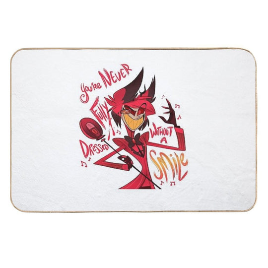 Verosika Mayday Funny Man Hazbin Hotel Alastor Fan  Eco-Friendly Bath Mat