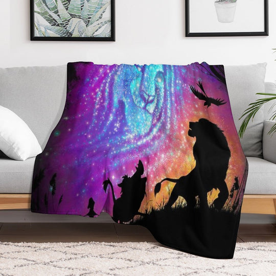 He Lives In You Travel-friendly Throw Blanket