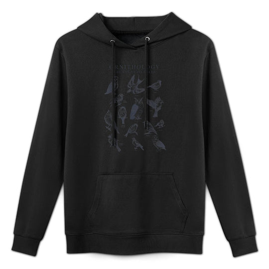 Ornithology The Study Of Birds Sketch Layering Staple Hoodie