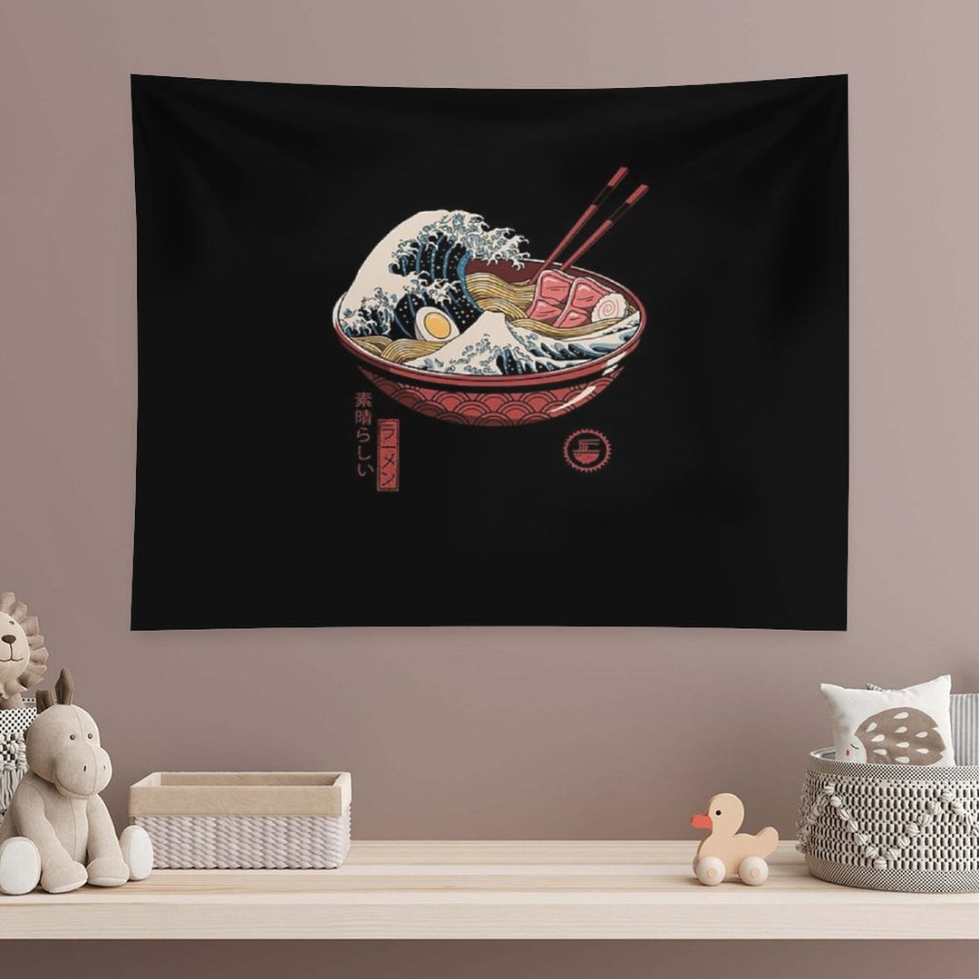 Great Ramen Wave Tapestry