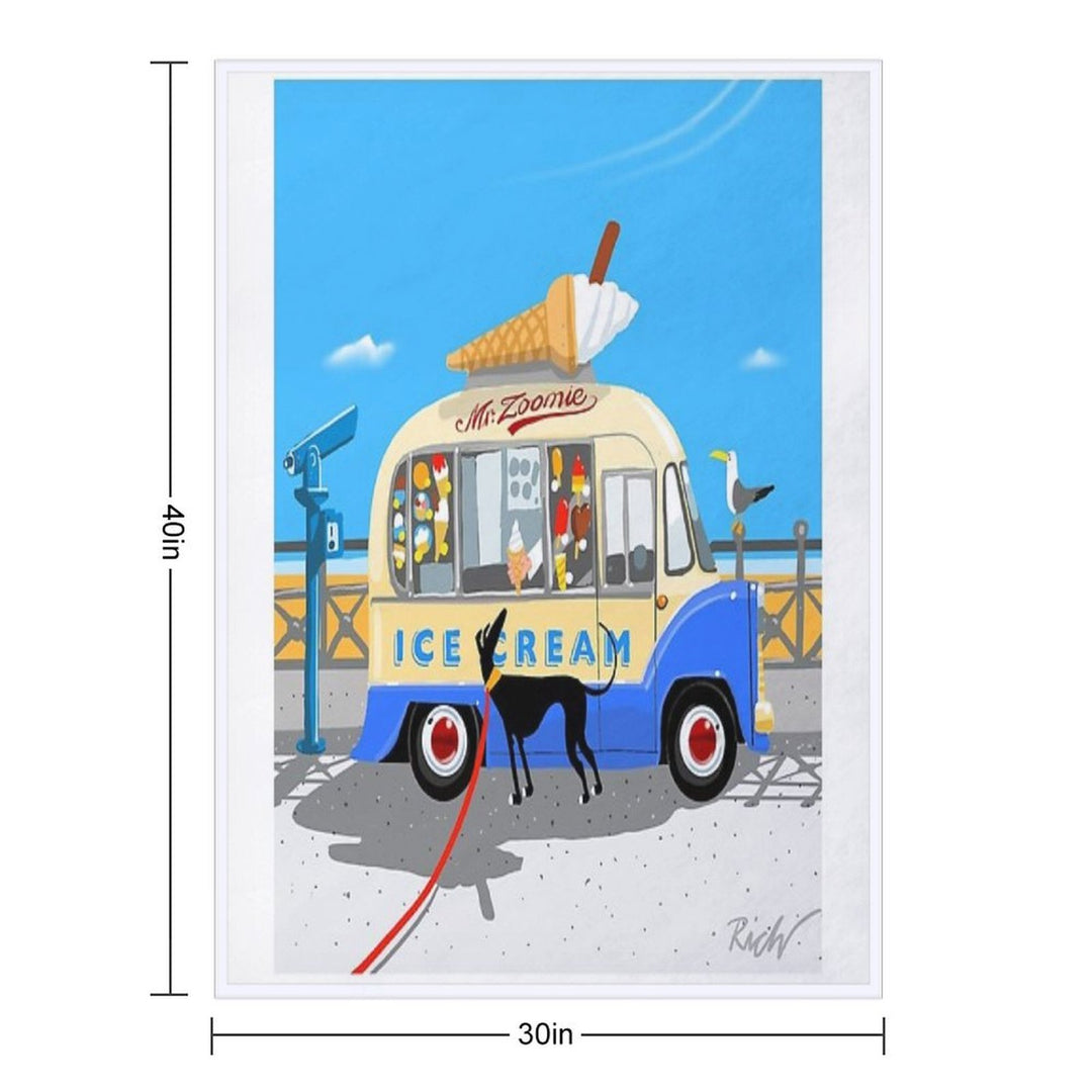 Mr. Zoomie Compact Throw Blanket