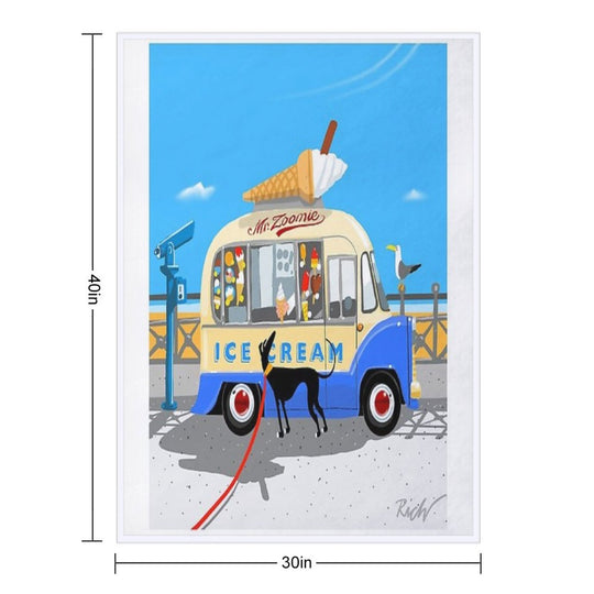 Mr. Zoomie Compact Throw Blanket