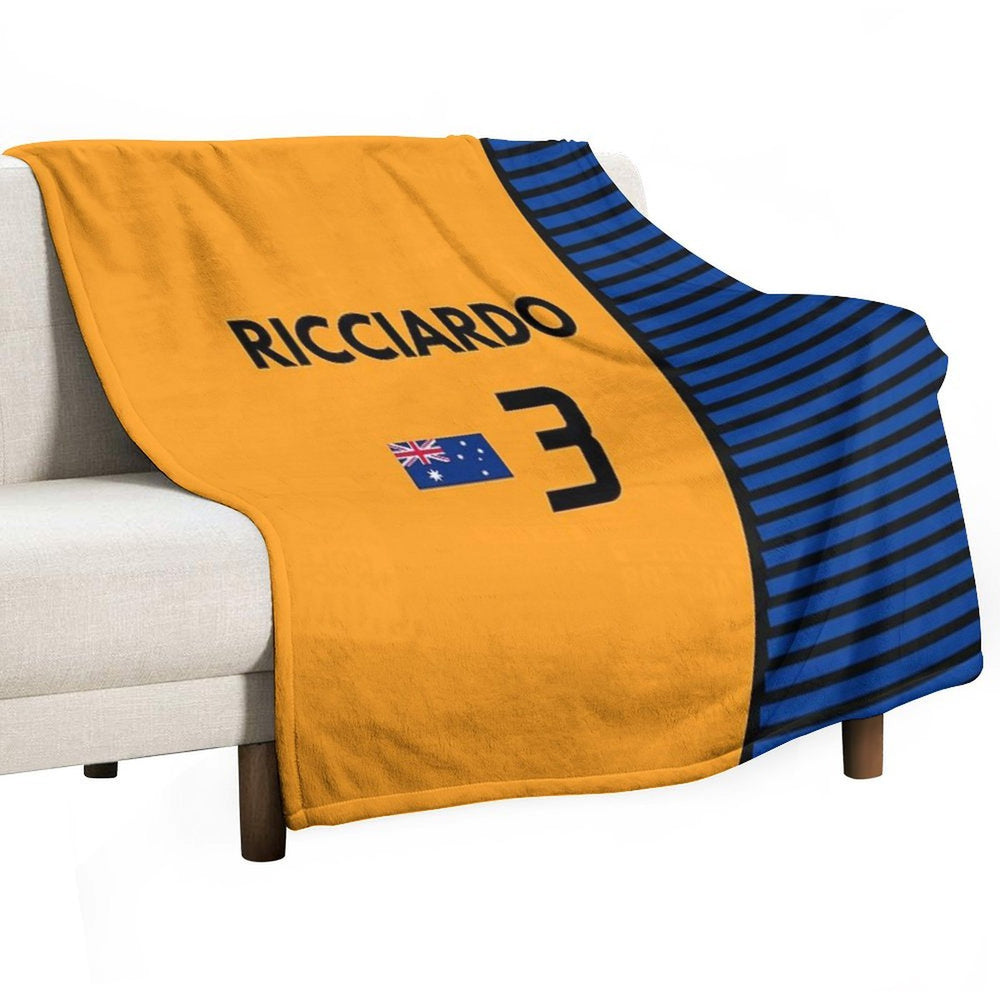 F1 2021 - #3 Ricciardo Travel-friendly Throw Blanket