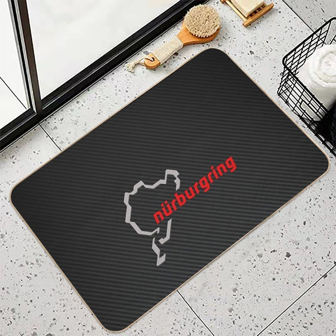 Nürburgring Nordschleife Carbon  Long-Lasting Bath Mat