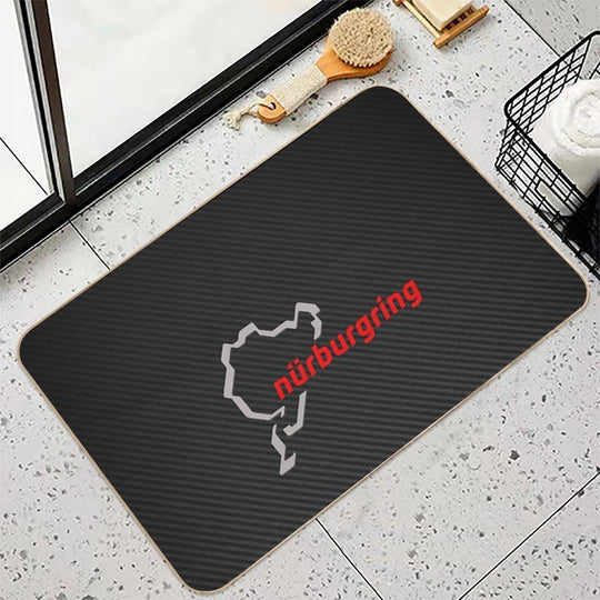 Nürburgring Nordschleife Carbon  Long-Lasting Bath Mat