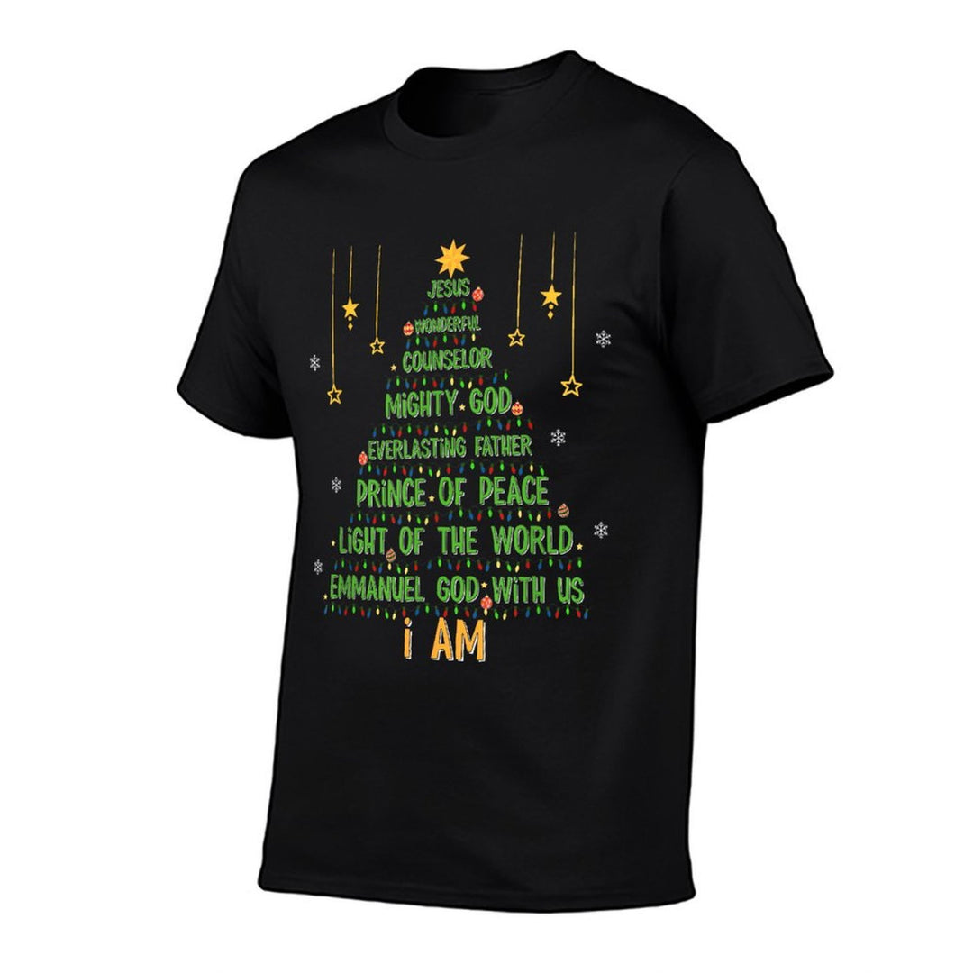Jesus Christmas Tree Christian Faith Holiday Nativity  Odor-resistant T-Shirt