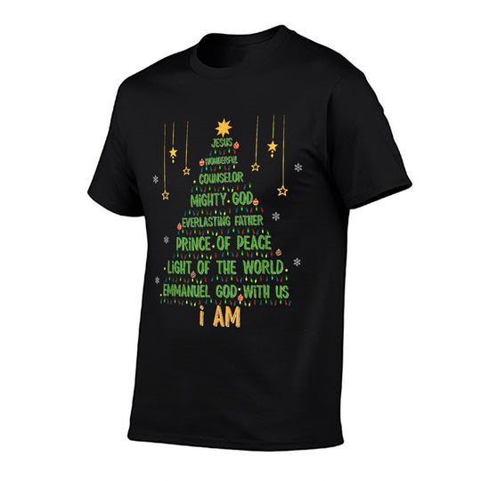Jesus Christmas Tree Christian Faith Holiday Nativity  Odor-resistant T-Shirt