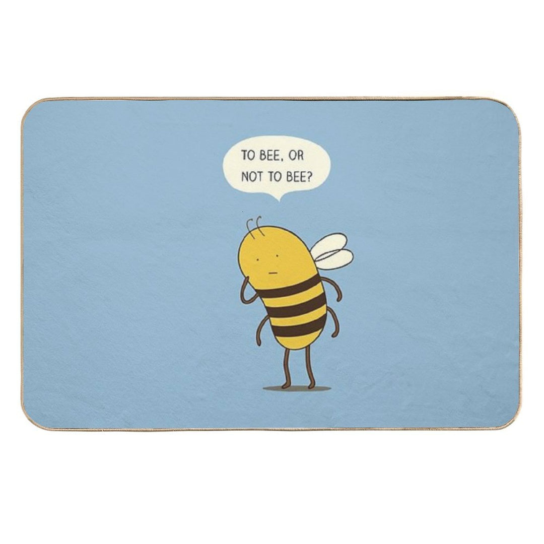 Confused Bee  Multi-Purpose Bath Mat