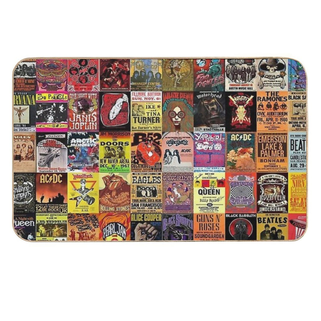 Rock Band  Rapid-Drying Bath Mat