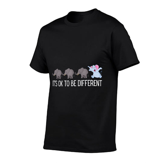 Autism Its Ok To Be Different Elephant Funny Being Unique  Versatile T-Shirt