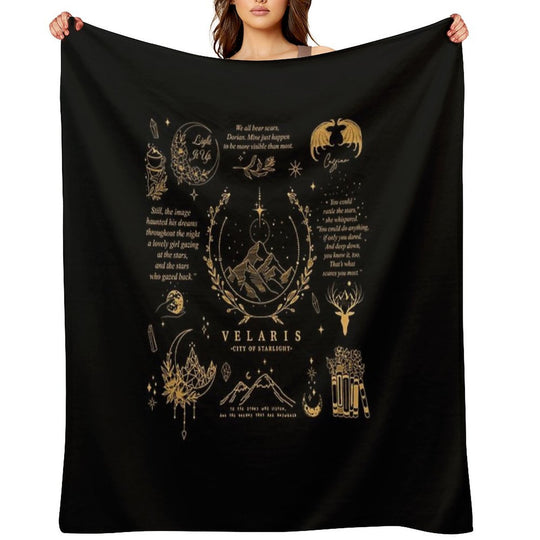 SJM Graphics, SJM, Velaris Shrink-resistant Throw Blanket