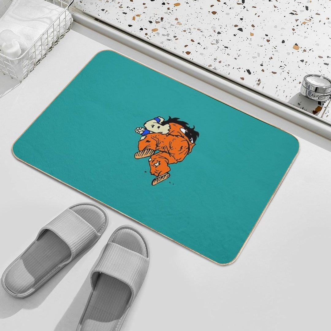Yamcha's Dead!  Long-Lasting Bath Mat