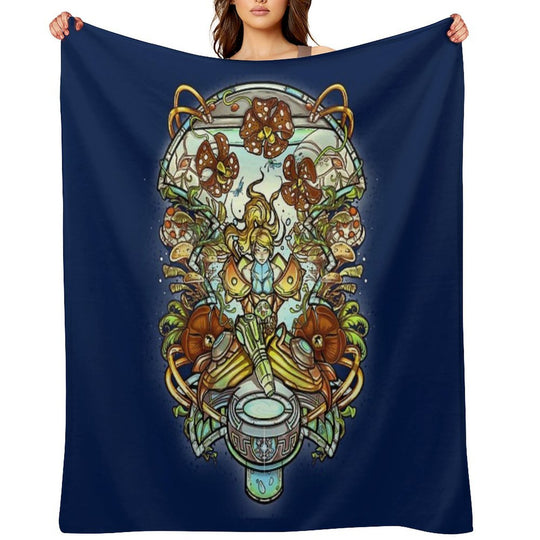 Maternal Instinct Eco-conscious Throw Blanket