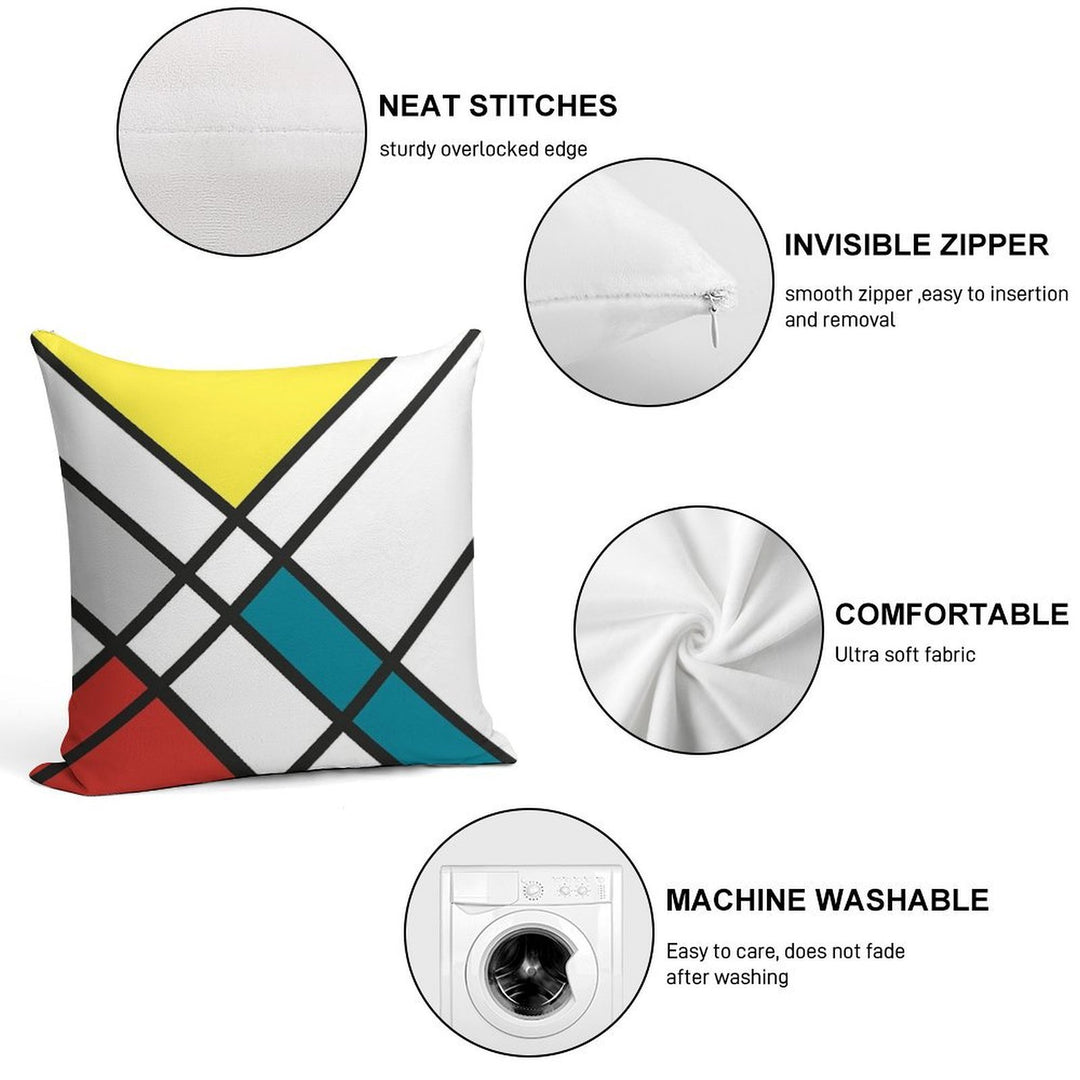 Abstract#68 Soft Home Decor Throw Pillow