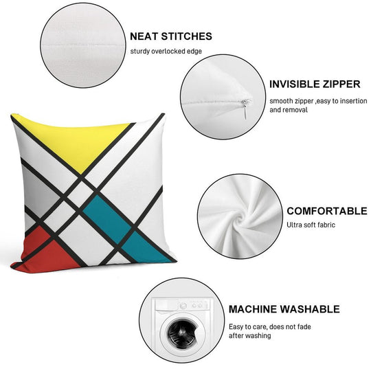 Abstract#68 Soft Home Decor Throw Pillow