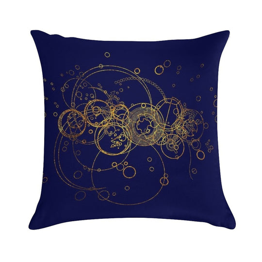 Time Lord Writing -  Transparent Soft Multiple Sizes Throw Pillow
