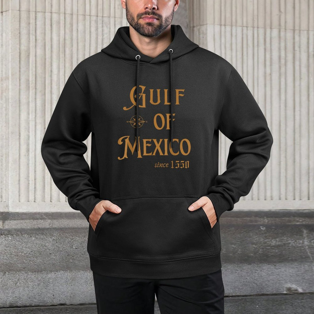 Vintage Gulf of Mexico Golfo De Mexico Since 1550 No America Kangaroo Pocket Hoodie