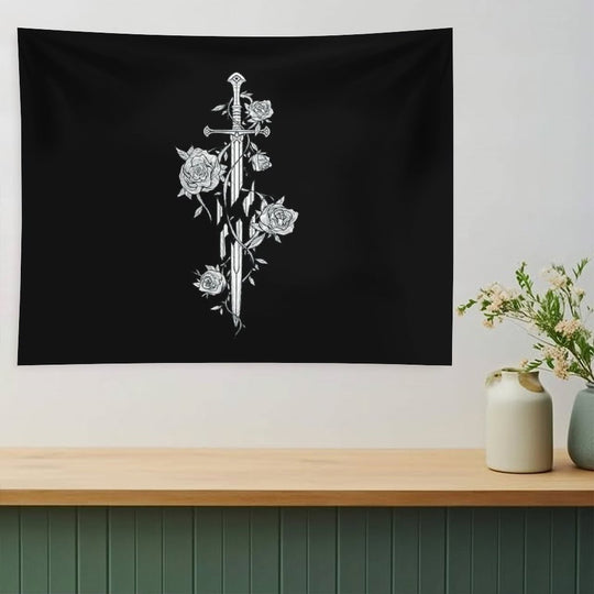 Roses of The Broken Sword Tapestry