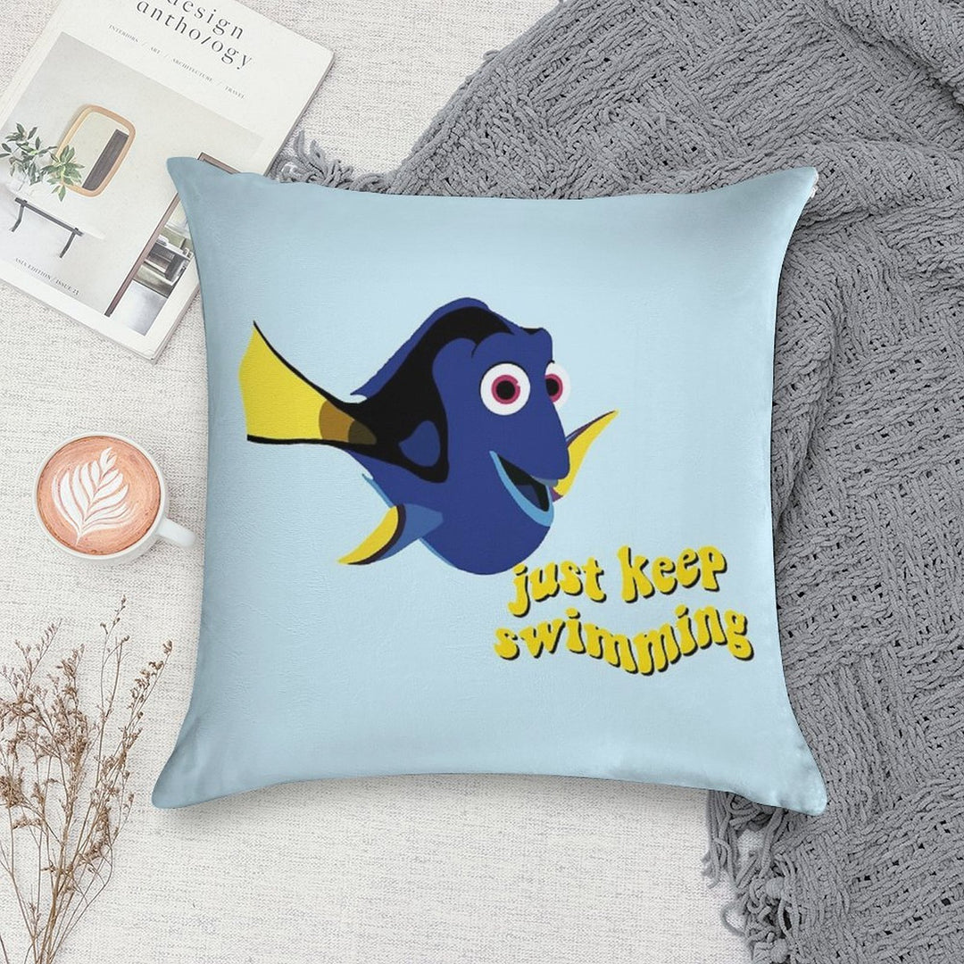 Dory Just Keep Swimming Soft Gift Ready Throw Pillow