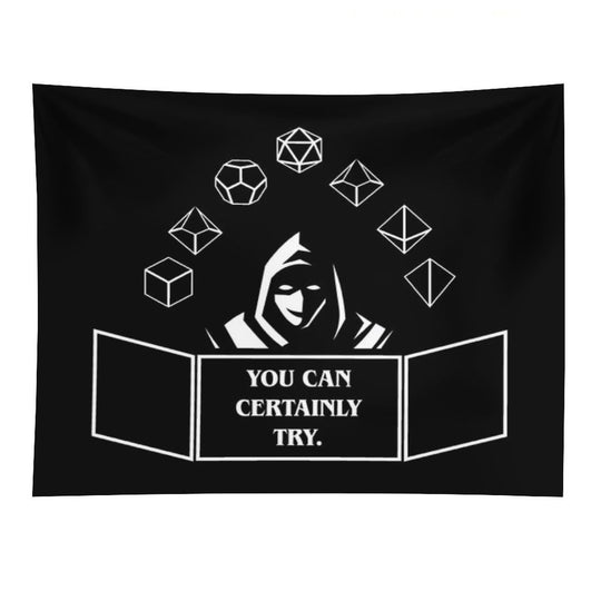 Storyteller Screen And Dice Set Tabletop RPG Gaming Tapestry