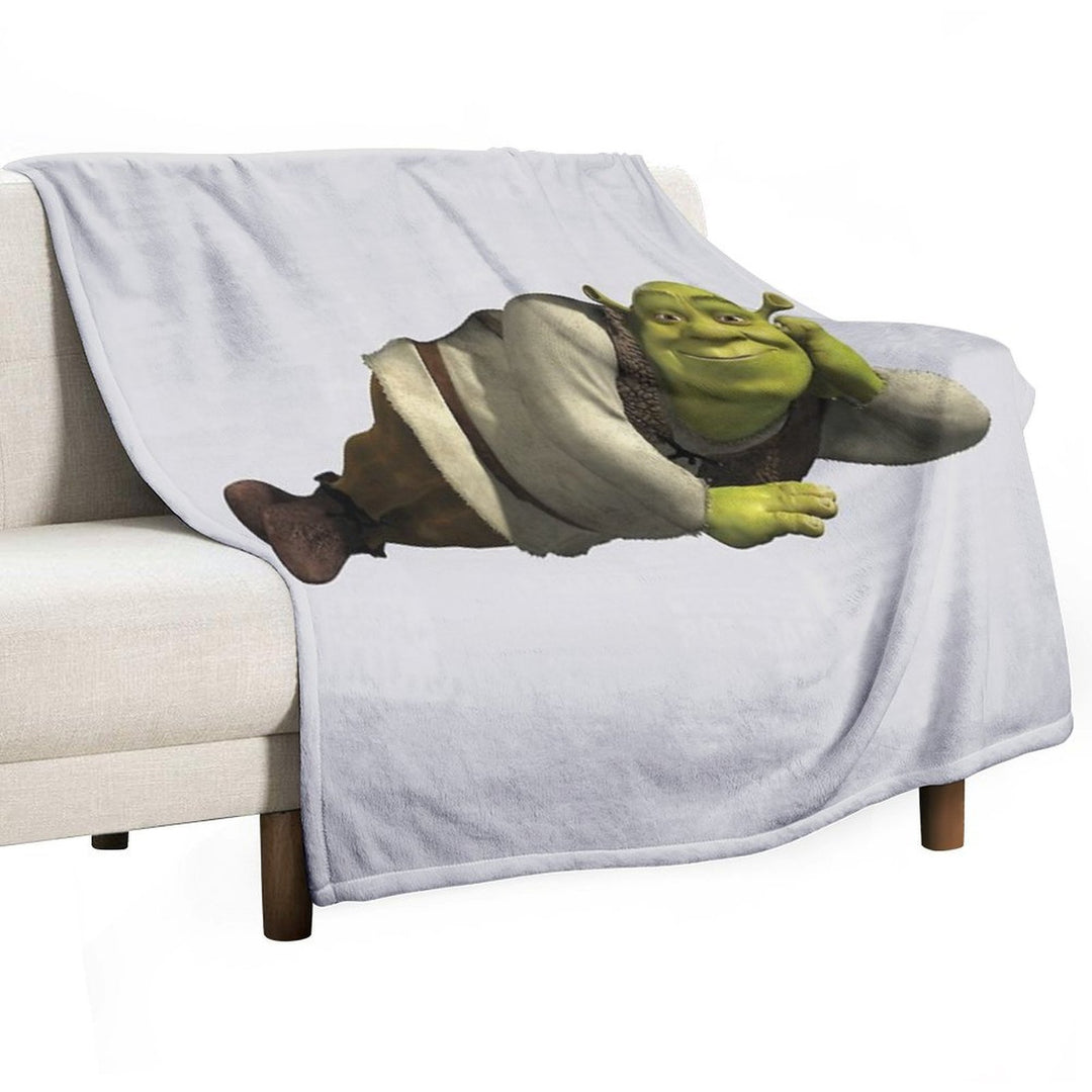 Come Into My Swamp - Shrek Plush Throw Blanket