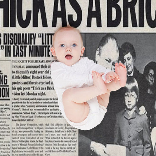 Jethro Tull - Thick As A Brick Newspaper Machine-washable Throw Blanket