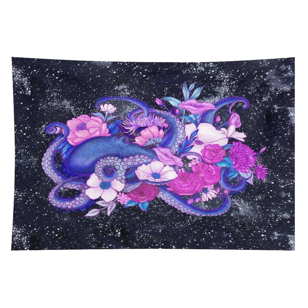 Magic Ocean The Octopus Coloured Version Tapestry