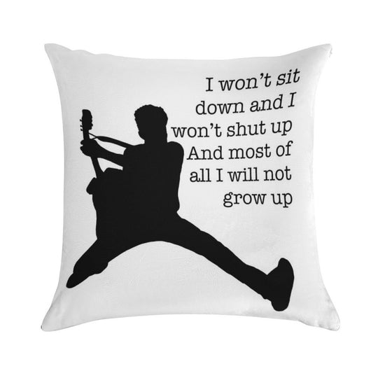 Photosynthesis - Frank Turner Soft Multiple Sizes Throw Pillow