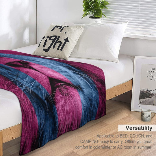 Aston Villa Lion Velvety-soft Throw Blanket