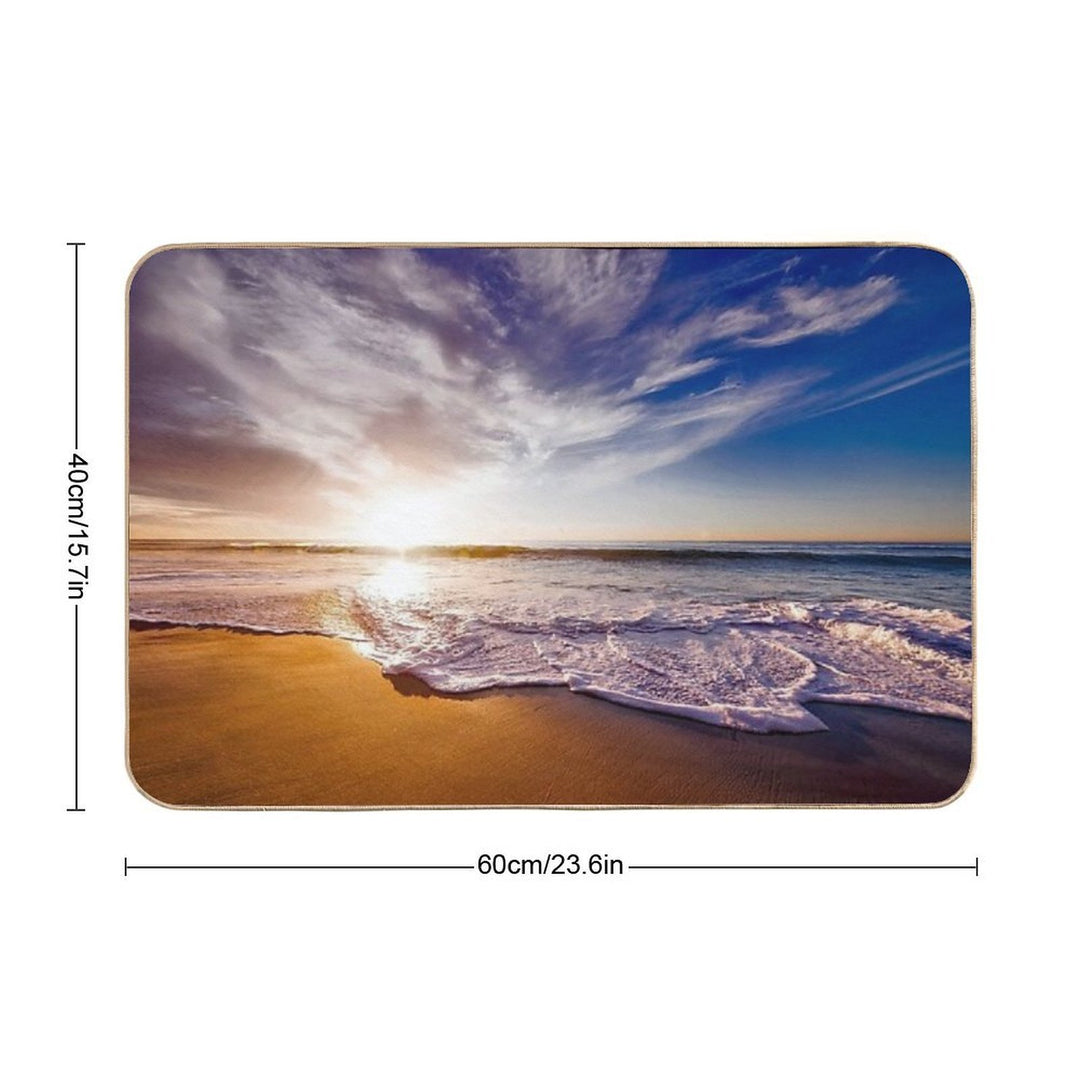 Ocean  High-Traffic Bath Mat