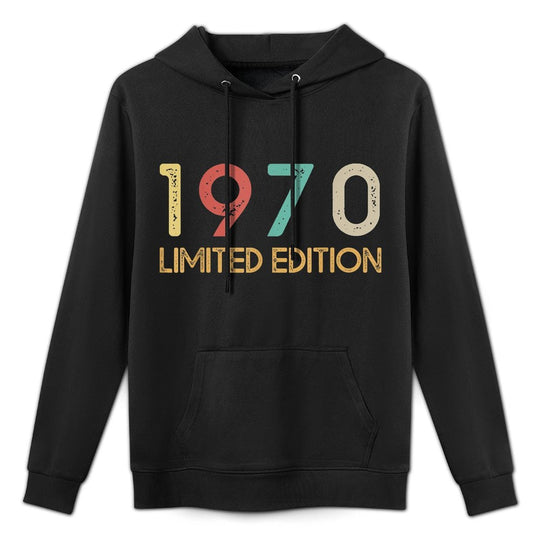 1970 Limited Edition - Vintage 50th Birthday Gift 50 Years Machine Washable Hoodie