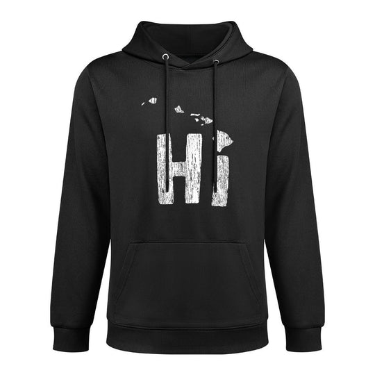 Hawaii HI Hawaiian Islands Map Aloha Maui Gift Easy Care Hoodie