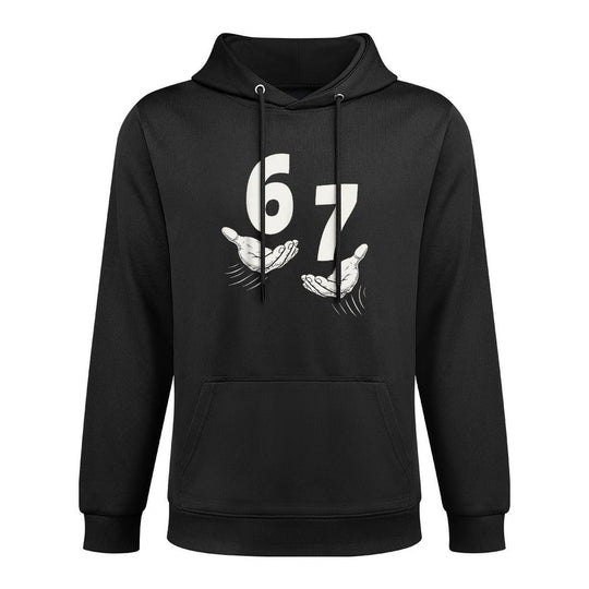 Six Seven 67 6 7 Kids 67n Boys 6-7 Meme Hands Funny All-Day Comfort Hoodie