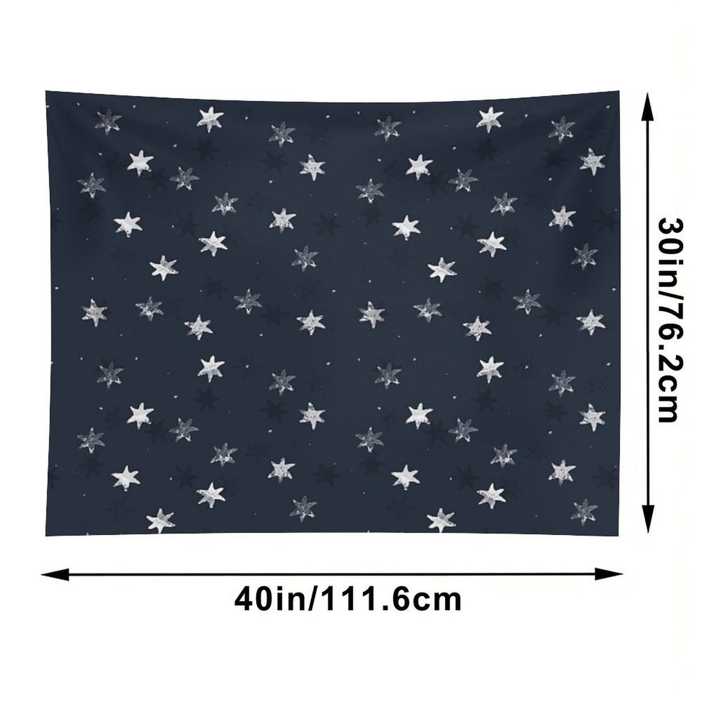 Stamped Star Tapestry