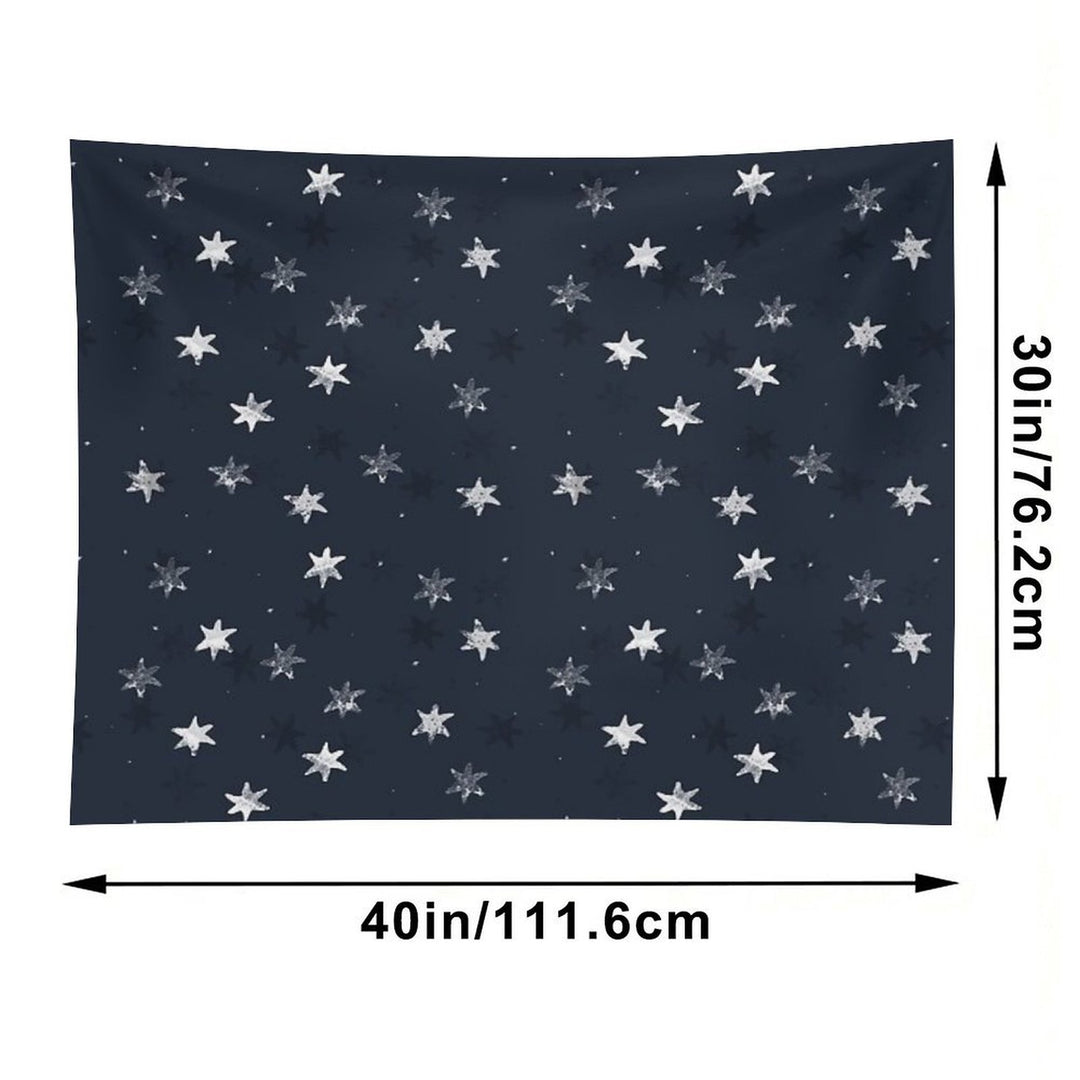 Stamped Star Tapestry
